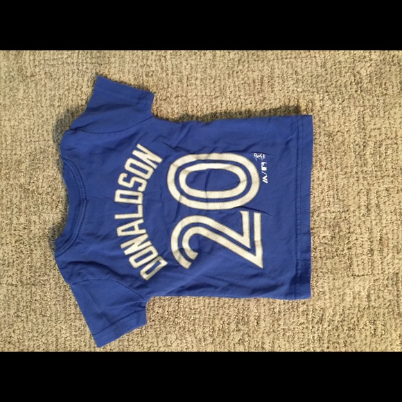 Blue Jay’s Donaldson 20 Jersey T-Shirt. - Picture 2 of 3